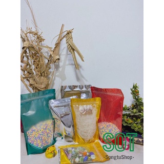 1kg túi zipper đáy đứng mặt trong màu