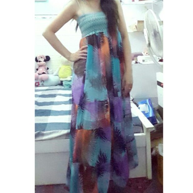 Thanh lý đầm maxi dưới 52kg