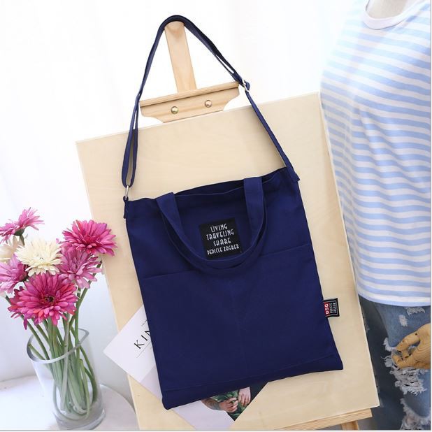 [NHẬP KHẨU - Hàng Loại A] TÚI TOTE Vải Bố Đựng Đồ Canvas Đeo Chéo / Đeo Vai Phong Cách Hàn Quốc Cao Cấp AMKO