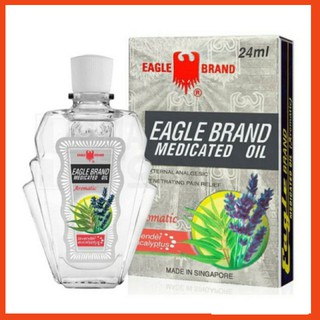 Dầu gió Con Ó Trắng Hoa Oải Hương Eagle Brand Lavender 24ml