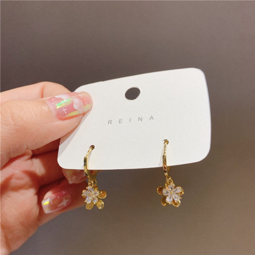 Khuyên tai thông minh phong cách Hàn Quốc đáng yêu cho nữ