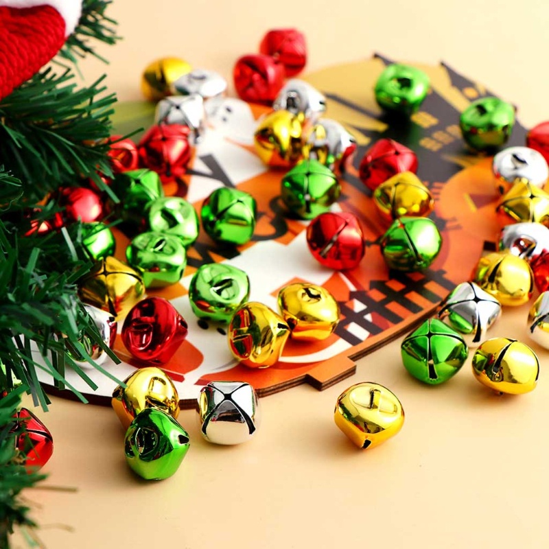 Set 300 Chuông Kim Loại Nhiều Màu Sắc Dùng Để Trang Trí Giáng Sinh