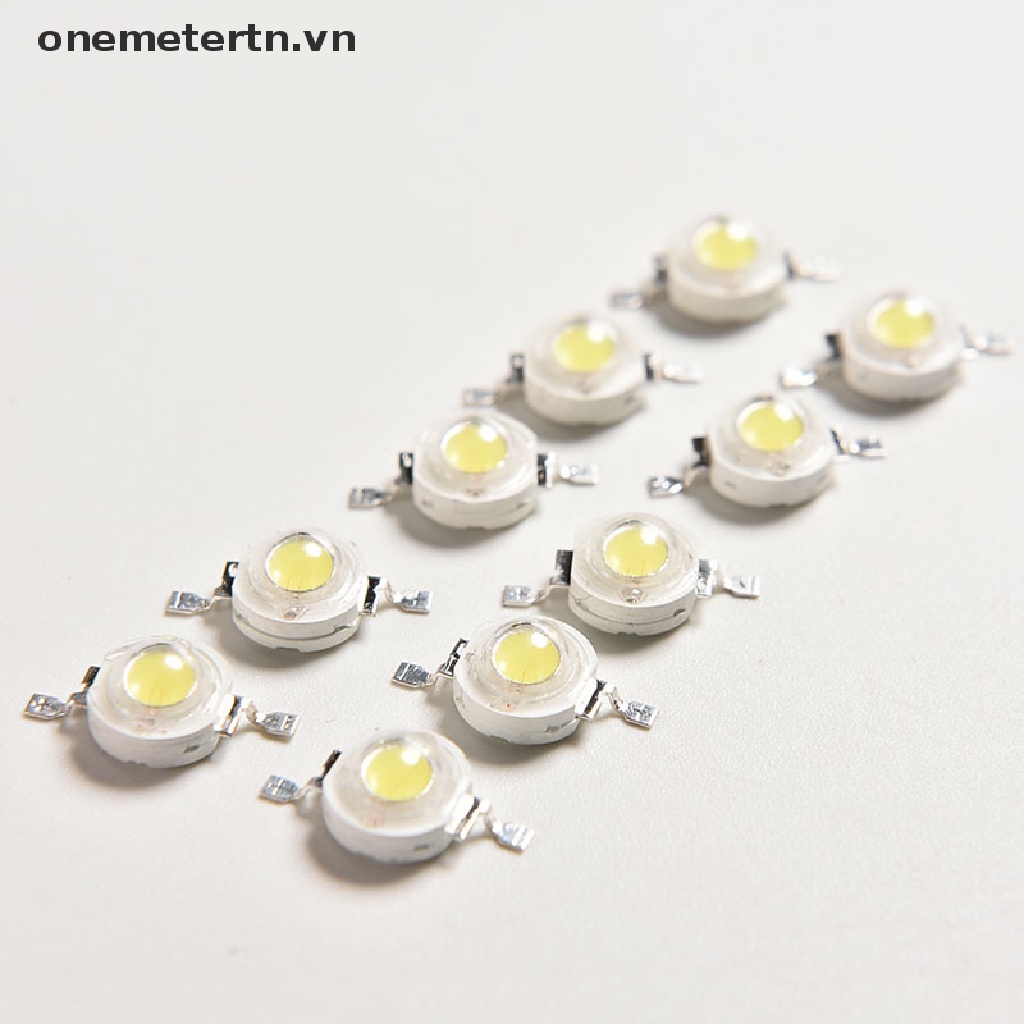 Set 10 Đèn Led Smd 1w Ánh Sáng Trắng