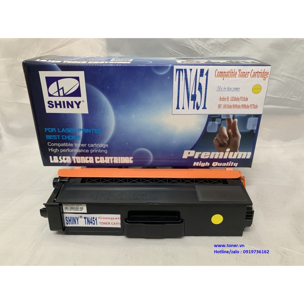 Hộp mực Brother TN451 dùng cho máy in màu Brother HL-8260CDN/8360CDW/8690/CDW/8900 ( hiệu SHINY )