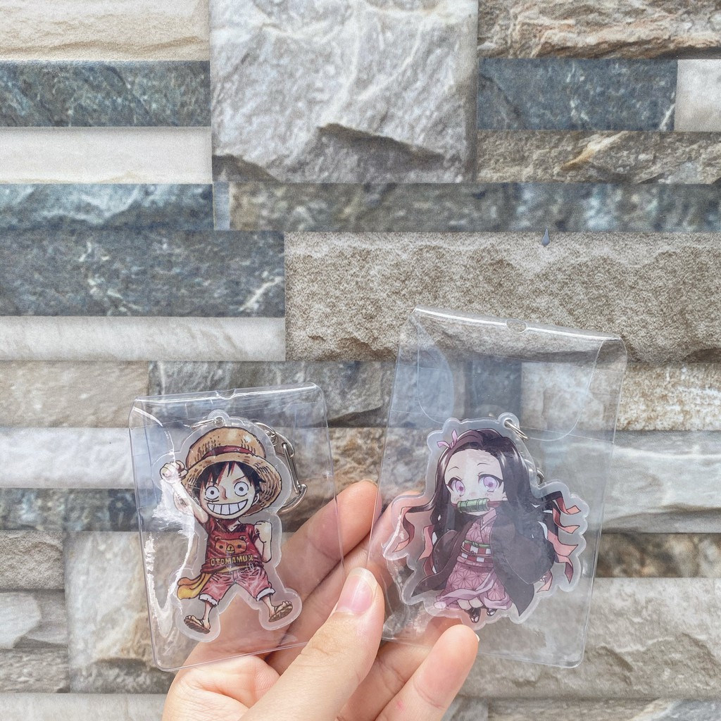 Móc khóa One piece Thuyền Sunny Mũ rơm skin mica trong acrylic chibi anime cute quà tặng xinh xắn dễ thương