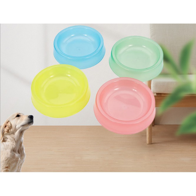 Bát thức ăn cho thú cưng Luna Pet BA05, bát nhựa đựng thức ăn nhiều màu sắc cho thú cưng