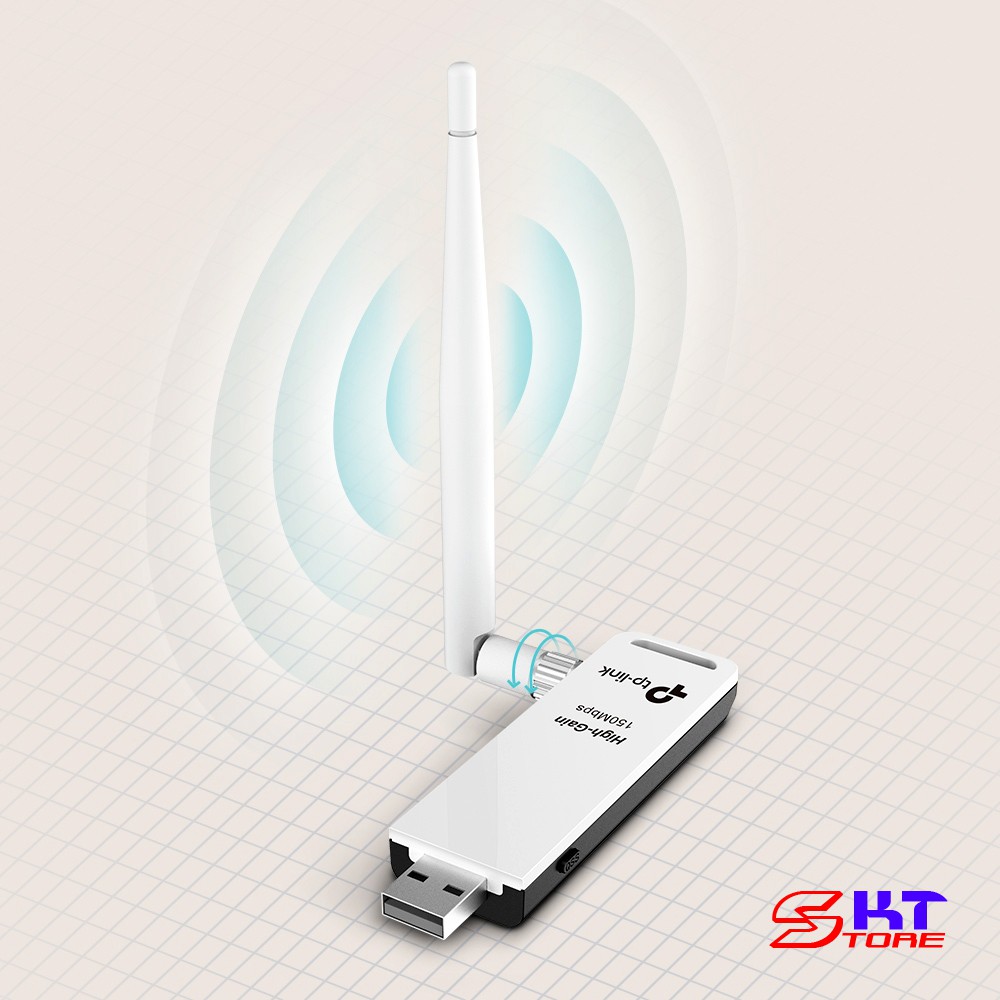 USB Thu Sóng Wifi Tp-Link TL-WN722N Chuẩn N Tốc Độ 150Mbps - Hàng Chính Hãng | BigBuy360 - bigbuy360.vn