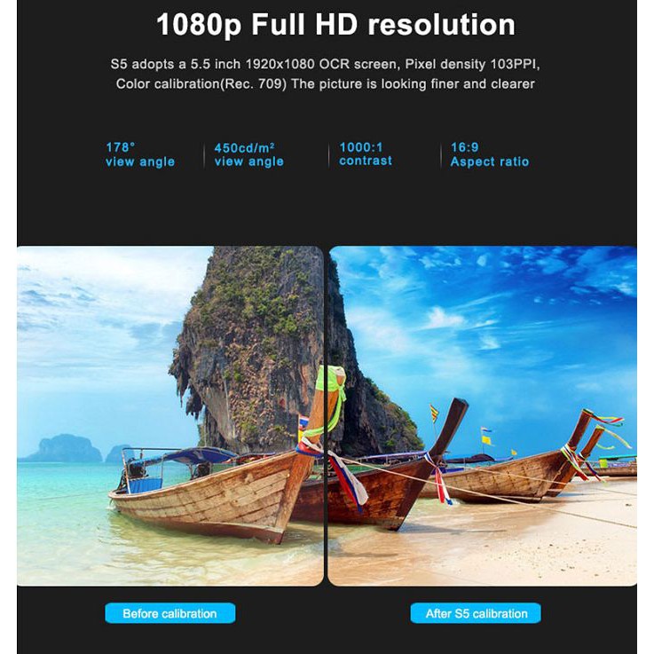 Màn hình Bestview S5 5.5inch FULL HD/4K cổng HDMI