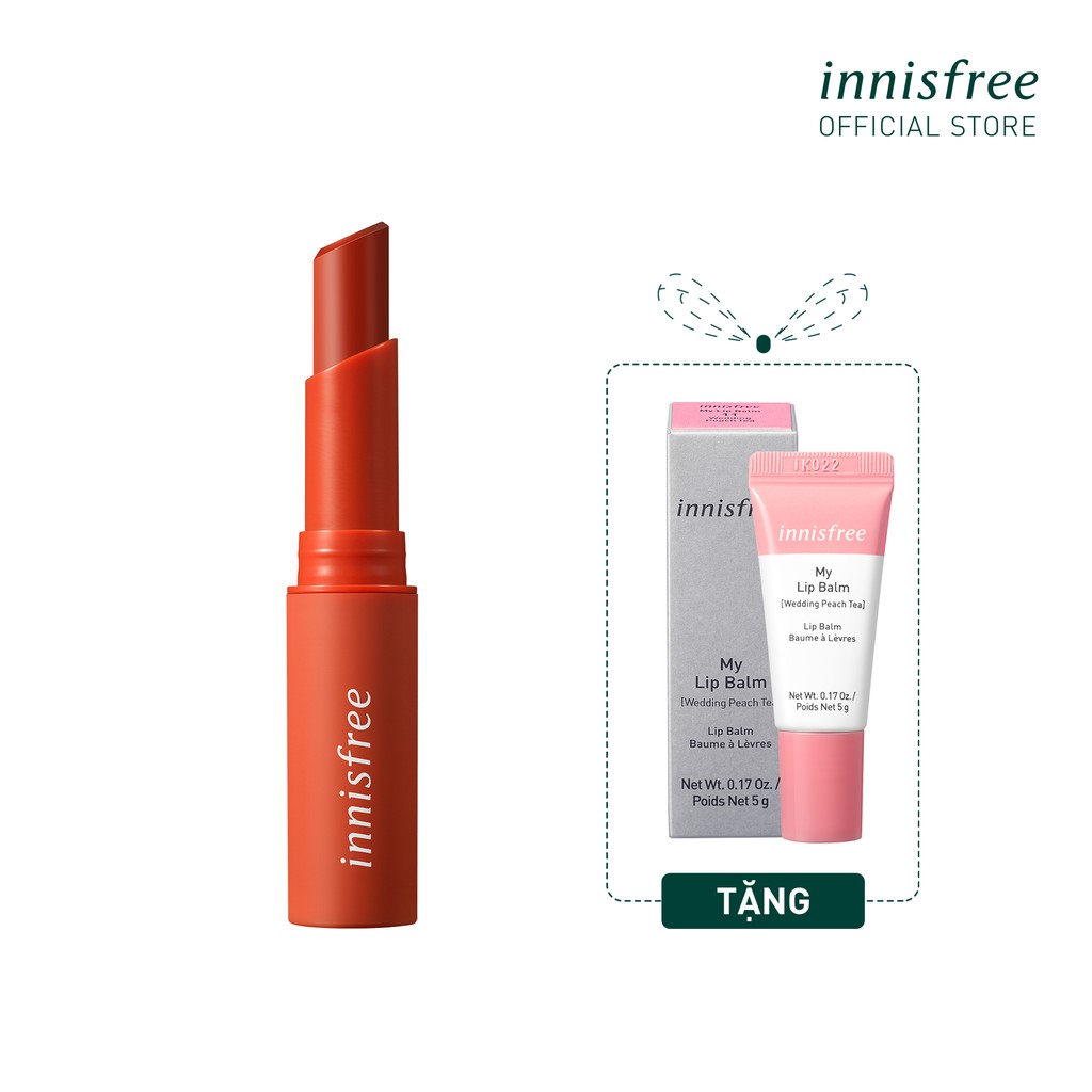 Son thỏi lâu trôi innisfree Vivid Cotton Stick 2g