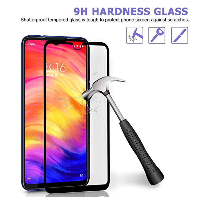 Kính cường lực 9H bảo vệ toàn màn hình cho Xiaomi Redmi 13C 12 12C Note 13 12 12s A2+ 10 5G 10C 10A 9T 9A 9C 7A 8A Note 11 11s 10s 9 9s 8 7 Pro Max