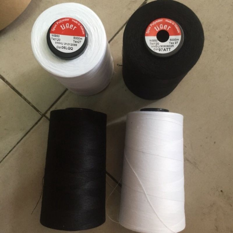 Chỉ May Trắng  May Vải thun [phụ liệu may mặc]