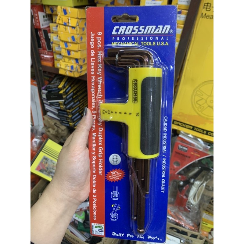 [nháp] Bộ lục giác đầu bi Crossman [HÀNG CHÍNH HÃNG] 9 chi tiết