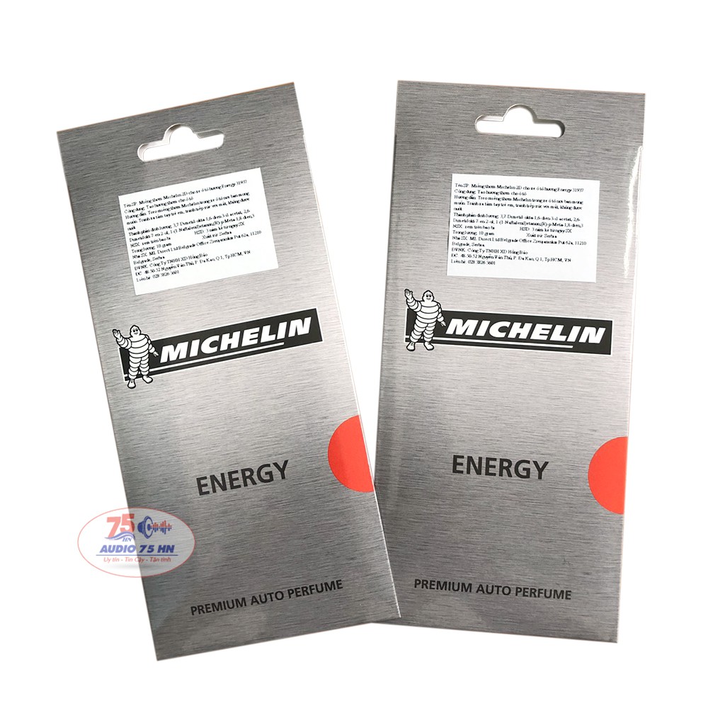 Miếng Thơm Michelin 2D Xe Ô tô Hương Energy 31937 - Hàng Chính Hãng