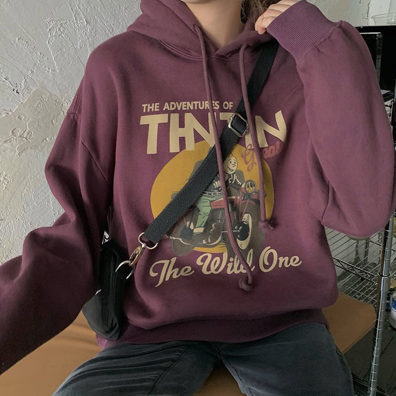 [ RẺ VÔ ĐỊCH] Áo Hoodie Super Sweer Nữ form rộng tay bồng kiểu dáng vintage cá tính Ulzzang [ ẢNH THẬT] | BigBuy360 - bigbuy360.vn