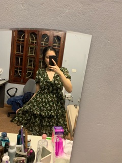 Váy hoa dáng babydoll