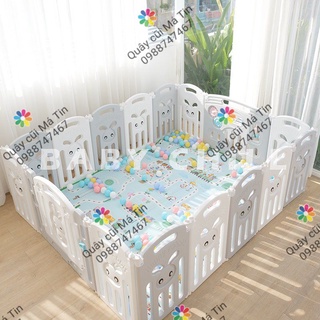 Quây nhựa gấp gọn nguyên sinh cho bé [ Tặng combo quà ]