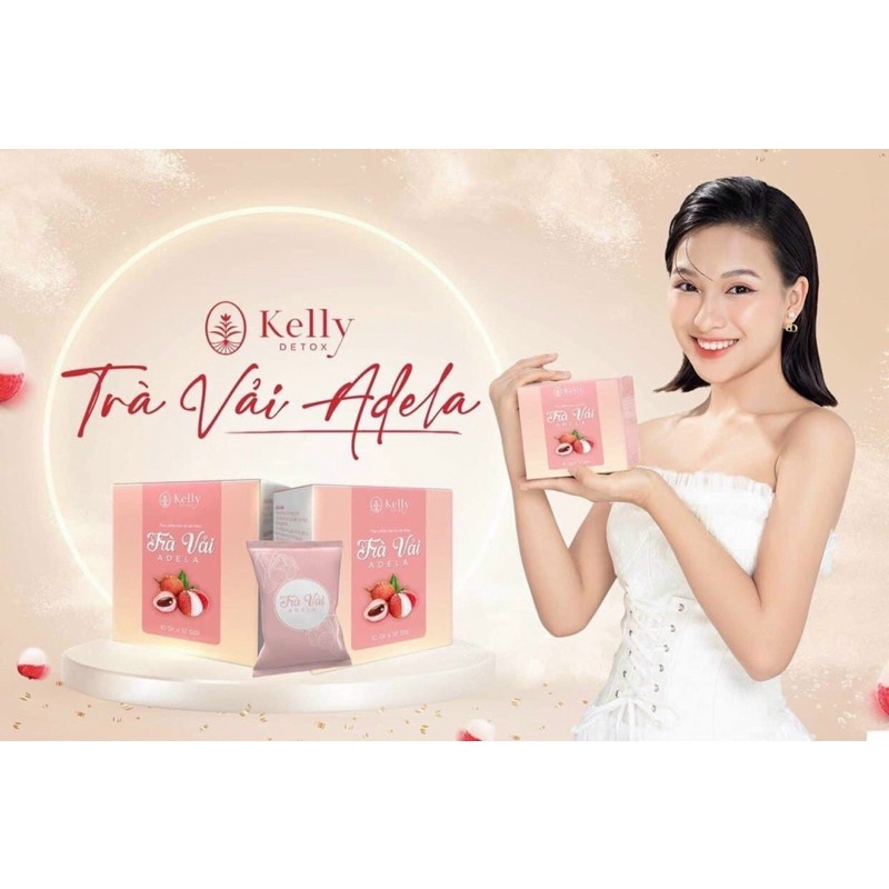 Trà Vải giảm cân kelly Thảo mộc đốt cháy mỡ
