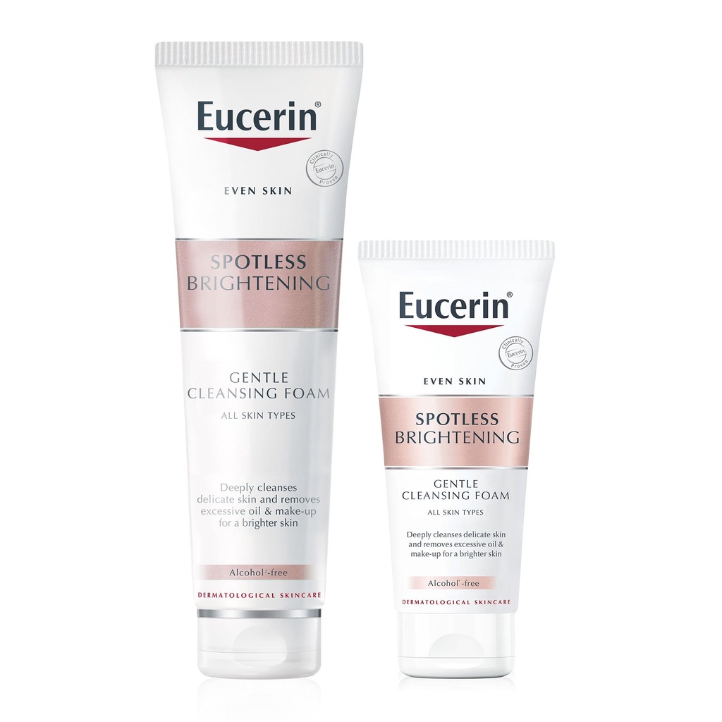 Eucerin Sữa Rửa Mặt Sáng Da Spotless Brigtening Cleansing Foam 50g