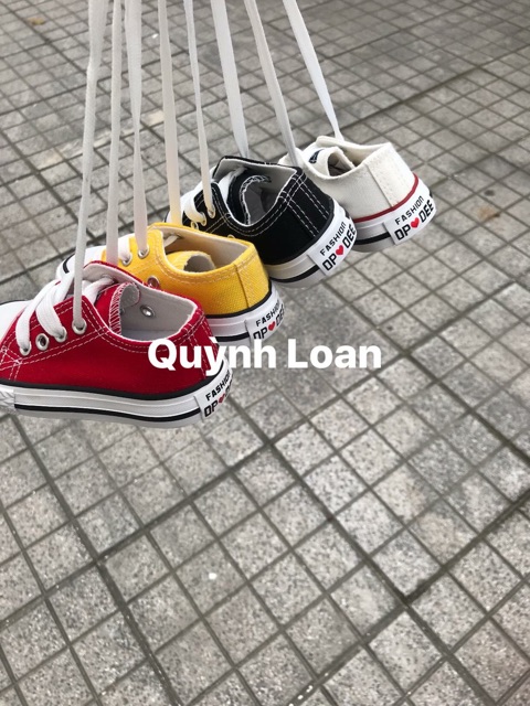 Giày Convers cổ thấp cho bé