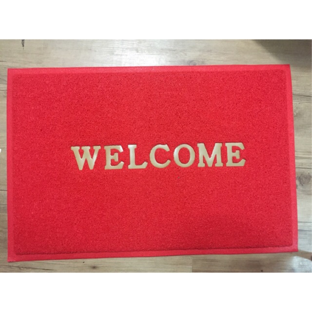 THẢM NHỰA WELCOME CAO CẤP 40X60cm