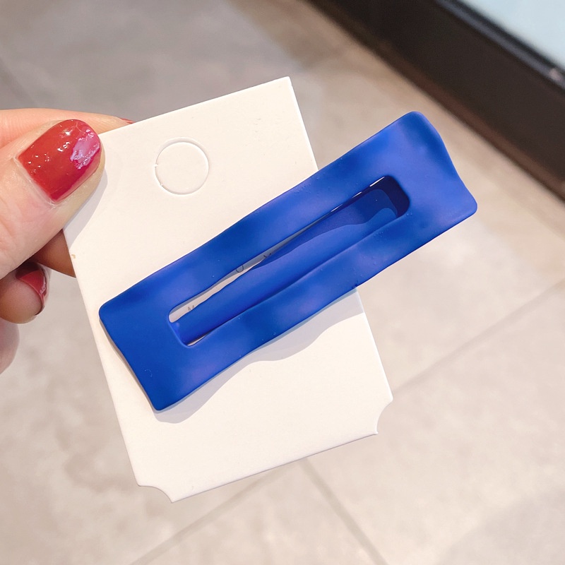 Klein Kẹp tóc không để lại dấu vết màu xanh dương đỏ mới cho nữ