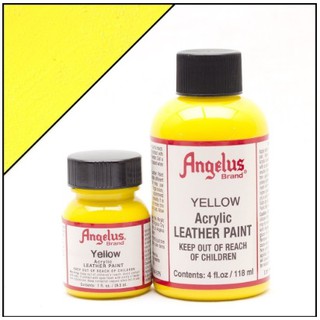 Yellow - Màu Angelus Leather Paint Màu sơn vẽ cho da, vải - màu custom giầy, túi chuyên dụng
