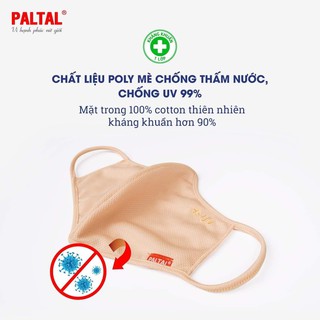 Khẩu trang vải PALTAL - kháng khuẩn - chống UV - chống thấm nước