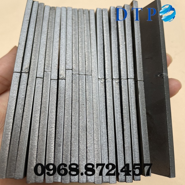Tấm titan 3ly lẻ - Titan 3x29x115mm - Tấm titan 3li làm mẫu có sẵn - Titanium 3mm Gr2