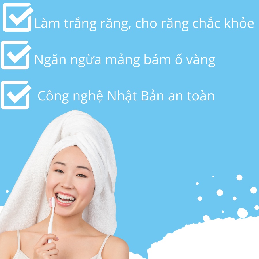 Kem đánh rắng trắng răng White &amp; White Lion hơi thở thơm mát 150g Nhật Bản