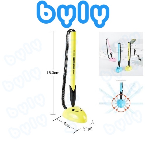 Bút gel dán bàn 0.5mm BAOKE | TB897 hình mặt cười dễ thương