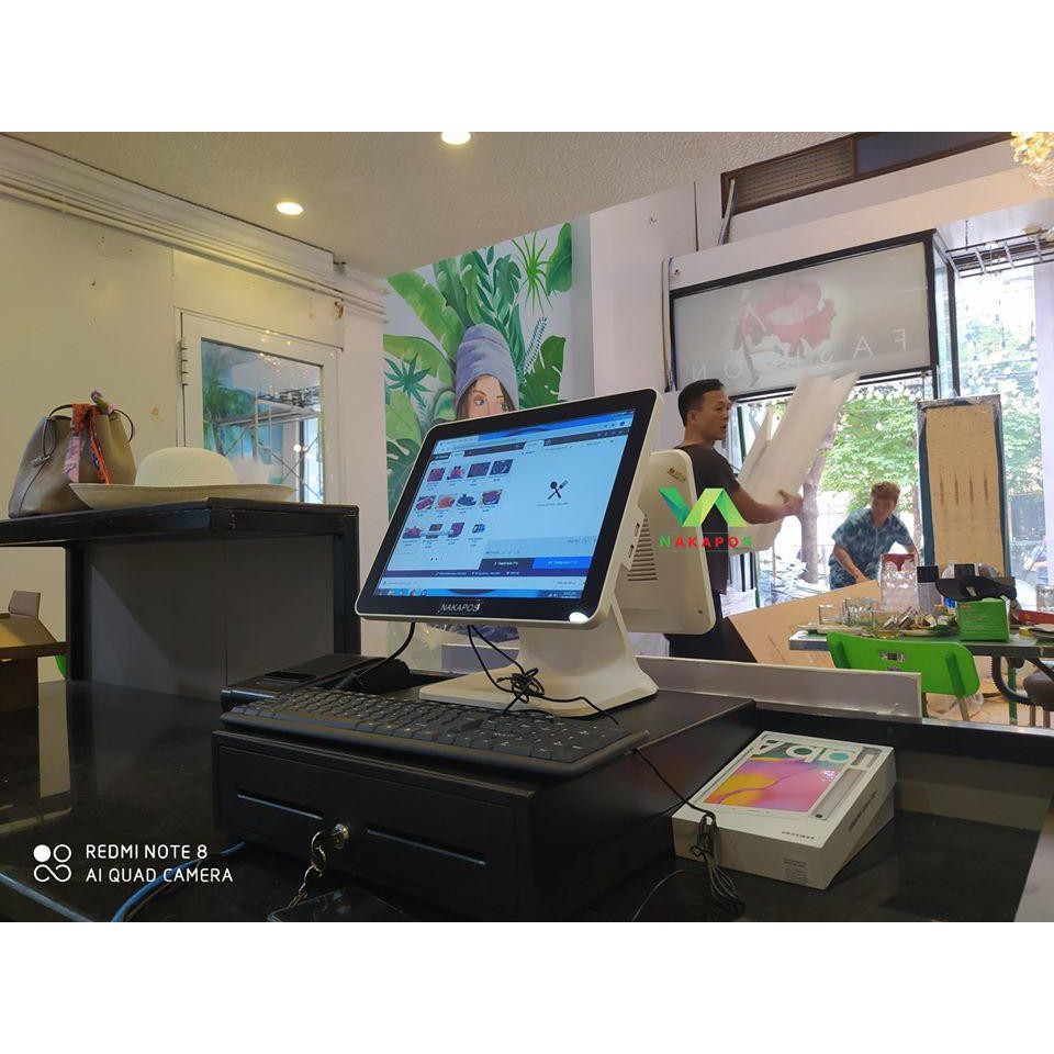 MÁY TÍNH TIỀN CẢM ỨNG - MÁY 2 MÀN HÌNH LỚN NAKA 2727 | BigBuy360 - bigbuy360.vn