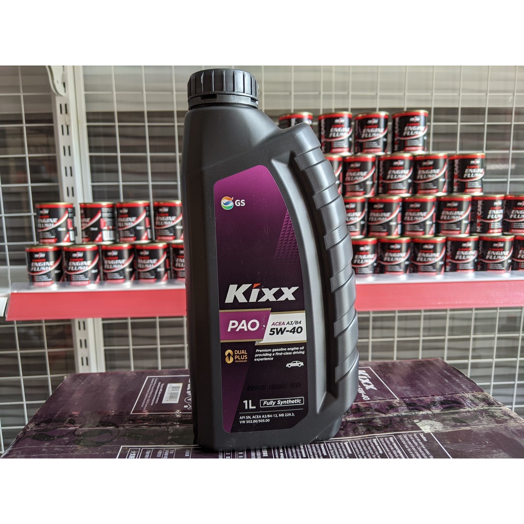 Kixx PAO A3/B4 5W40 1L nhớt tổng hợp