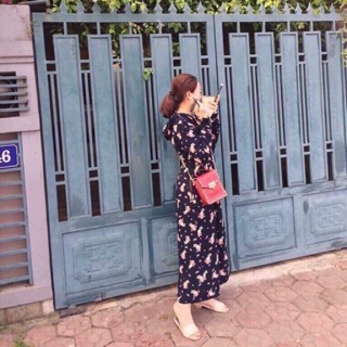 Áo nắng vải lanh 2 lớp dài đến gót chân