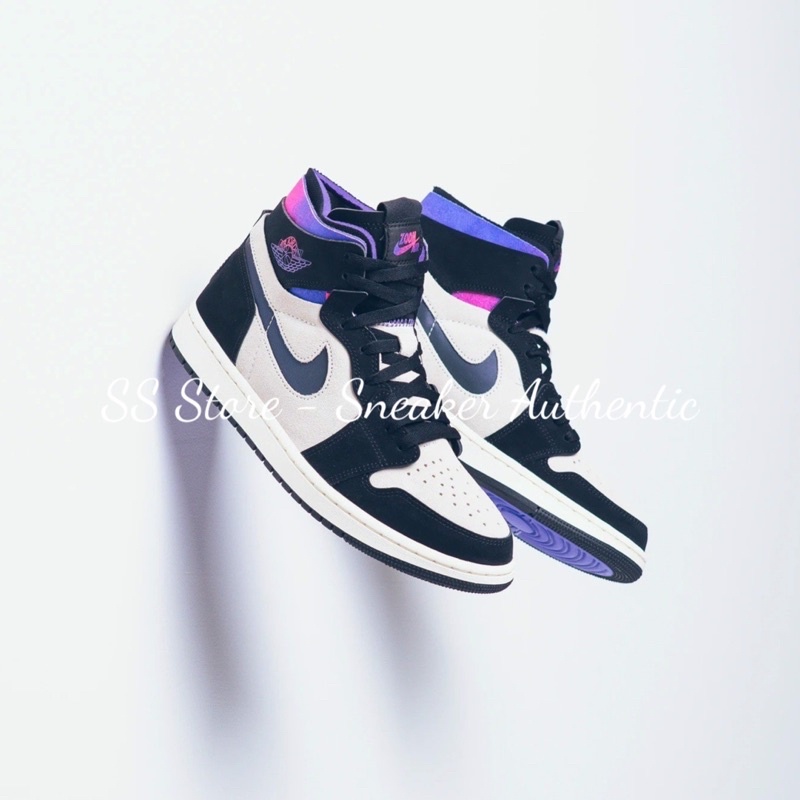 (Hàng Authentic) Giày Nike Jordan 1 High Zoom PSG Paris Saint-Gẻmain Cổ Cao