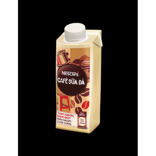 Thùng 24 Hộp Cà Phê Sữa Uống Liền Nescafe