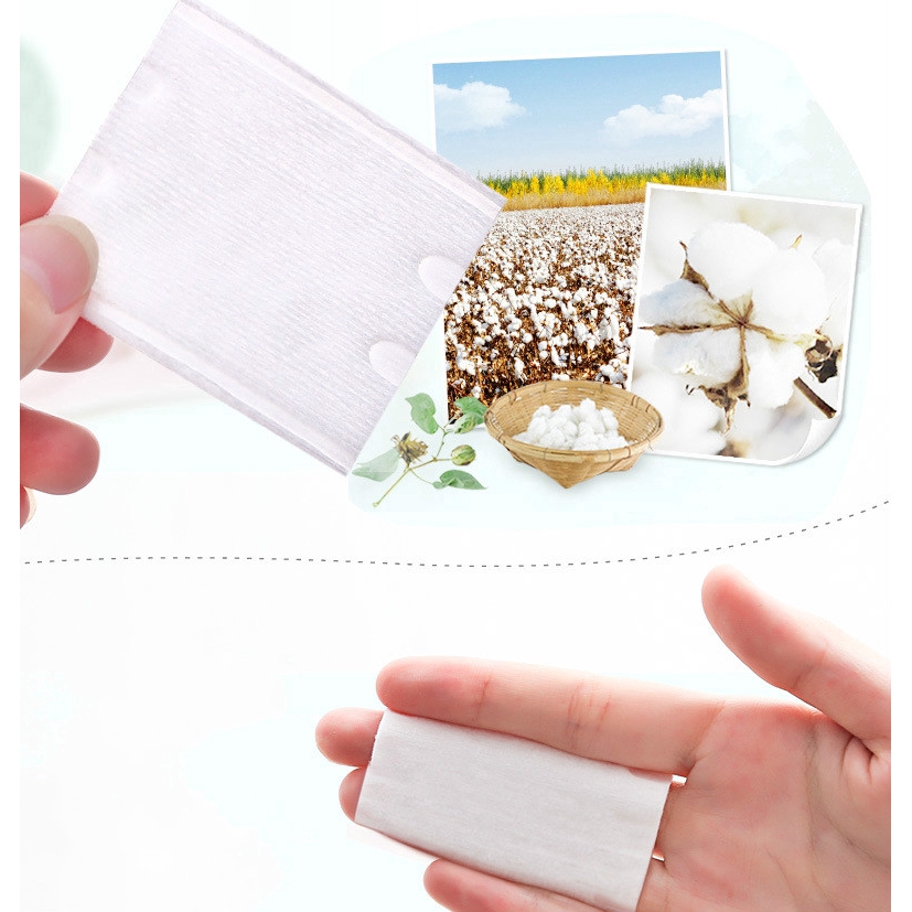 Set 222 Miếng Cotton Tẩy Trang 6x5cm chất lượng cao