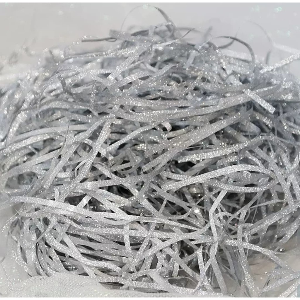 50 gram giấy rơm nhũ hoàng kim trang trí hộp quà sang chảnh