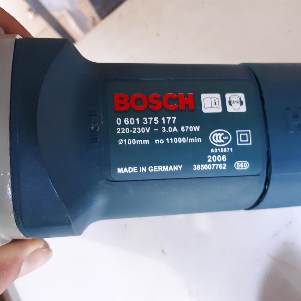 Máy mài góc cầm tay Bosch 670W - Máy cắt, máy chà nhám