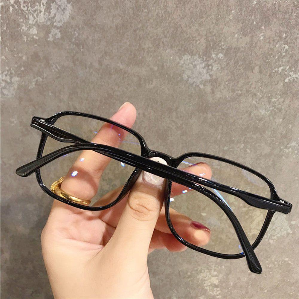 Qqmall Kính Mát Gọng Vuông Lớn Chống Ánh Sáng Xanh Thời Trang Vintage Nhiều Màu Sắc Cho Nam Nữ