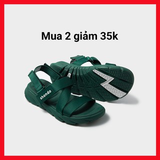 Giày Sandals SHONDO F6 Sport – F6S002-Màu Xanh Lá