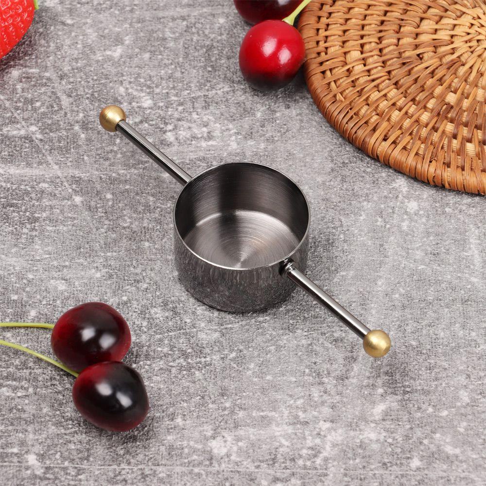 KRNY Cốc Đong Bằng Thép Không Gỉ Hai Đầu Tiện Dụng Cho Nhà Bếp