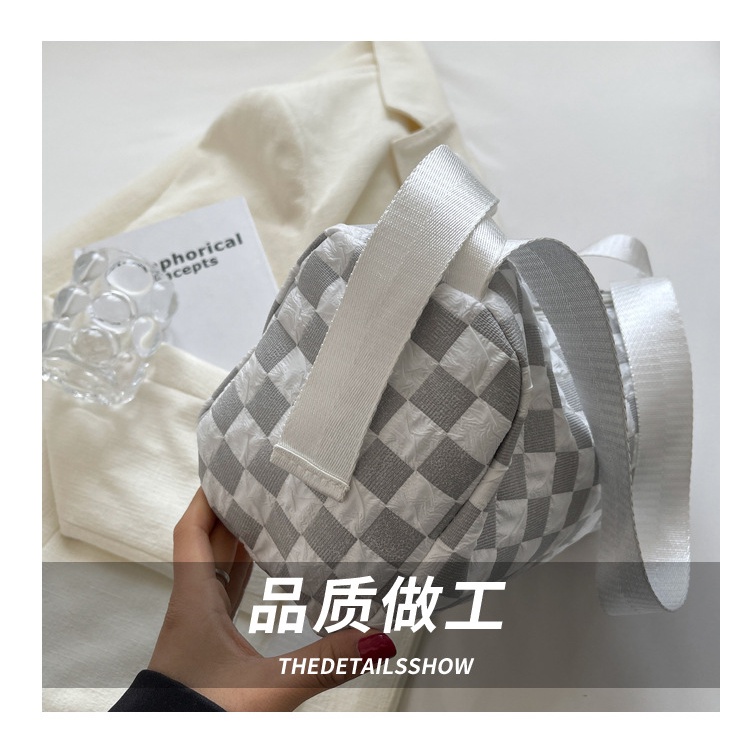 Túi Đeo Chéo 2022 Họa Tiết Caro Thời Trang Mùa Hè Cho Nữ