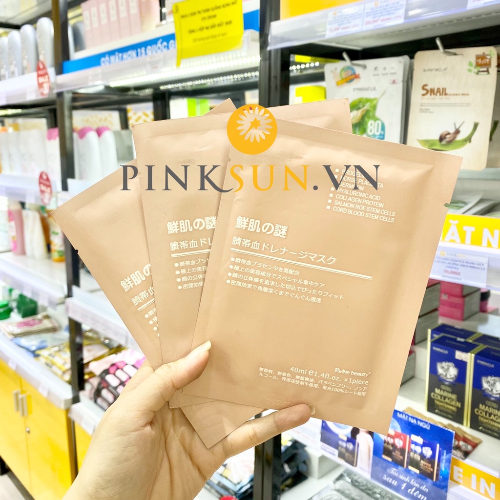 Mặt Nạ Tế Bào Gốc Nhau Thai Rwine Beauty Stem Cell Placenta Mask