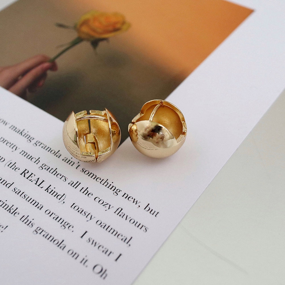 Bông tai hình tròn độc đáo thời trang dành cho nữ