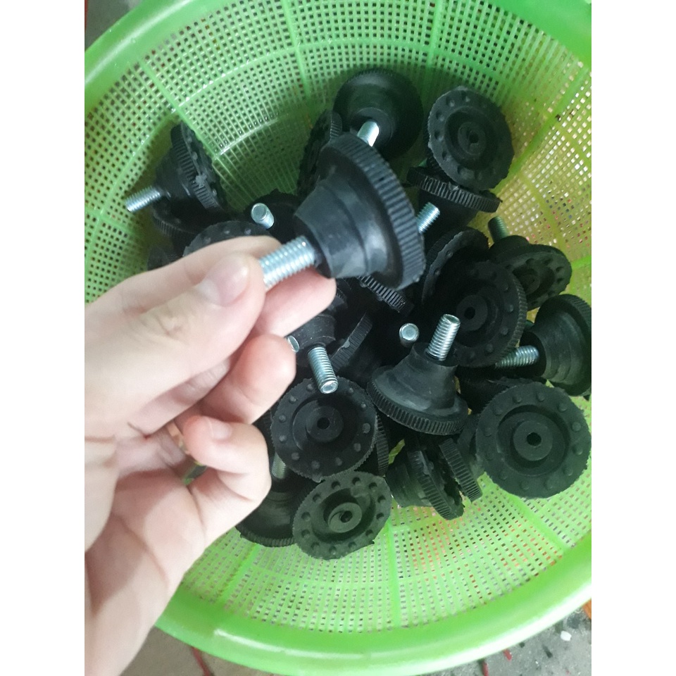 Chân tăng nhựa tăng điều chỉnh bàn ghế bulong m8 hàng đẹp 8ly