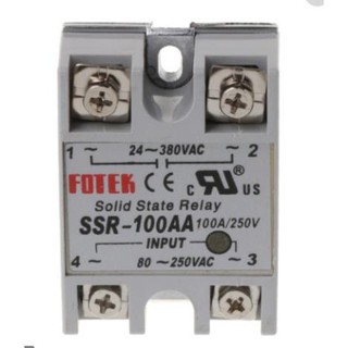 Rơ le bán dẫn fotek ssr 100va, 100va-h, 100aa, 100aa-h, 100da, 100da-h chuyên dụng cho nồi phở bằng điện