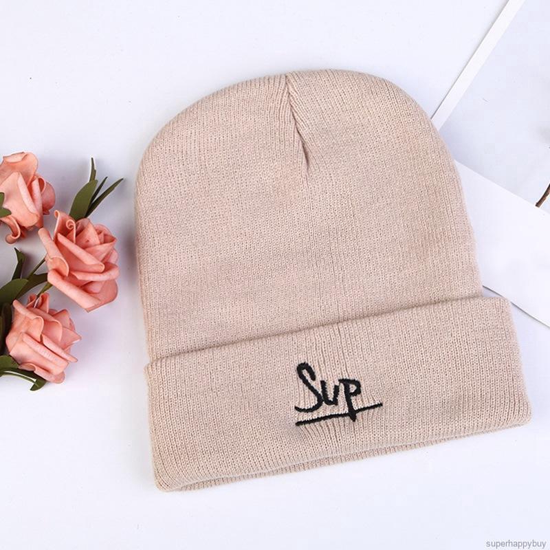 Mũ Len Beanie In Chữ Cho Nam Và Nữ