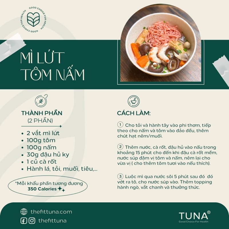 Mì Lứt Rau Củ Tự Nhiên- Không Chiên 500g