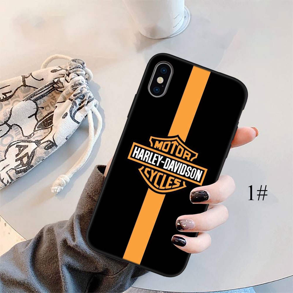 Ốp Điện Thoại Họa Tiết Harley Davidson Cho iPhone 5 5S 6 6S 7 8 11 Pro Max Plus SE XR IJ65