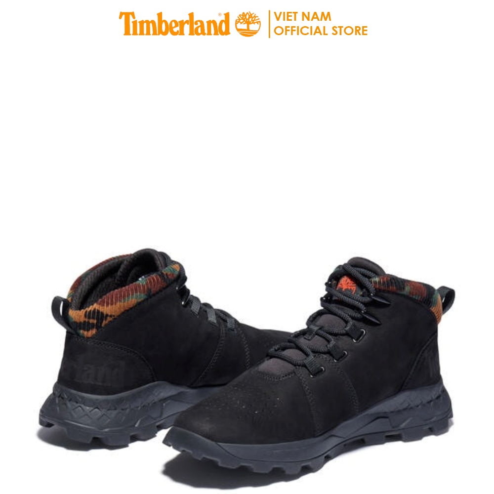 Timberland Giày Thể Thao Nam Brooklyn City Mid - Black Nubuck W Camo - TB0A2GDV
